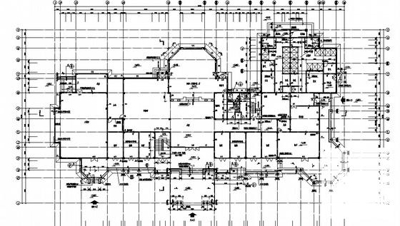 2层楼盘会所建筑施工CAD图纸(人防工程等级) - 3