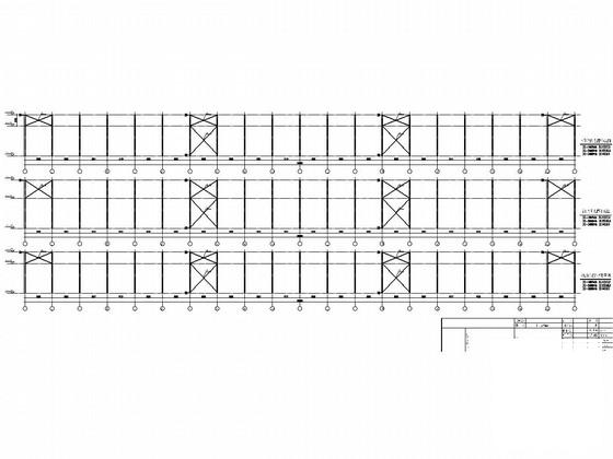 单层钢结构车间厂房结构CAD施工图纸 - 3