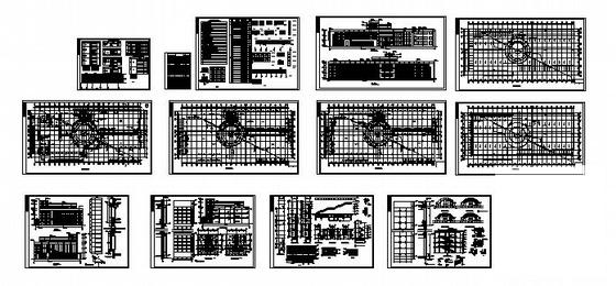 3层高档会所建筑施工CAD图纸（效果图纸）(卫生间详图) - 2