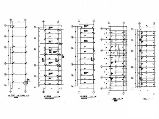 中船重工水池厂房办公楼结构CAD施工图纸（筏形基础）(水处理系统) - 3