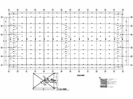 中船重工水池厂房办公楼结构CAD施工图纸（筏形基础）(水处理系统) - 4