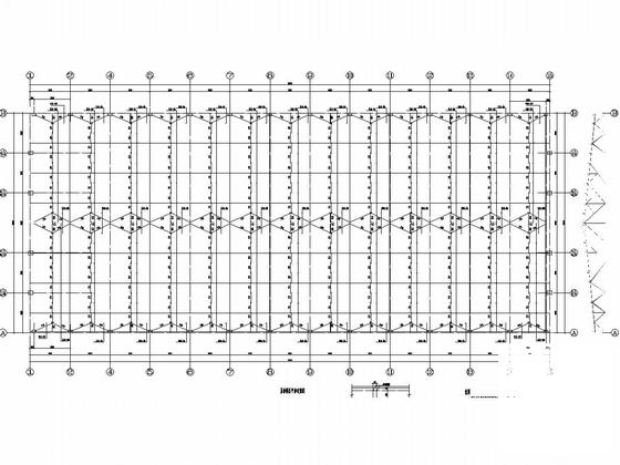 中船重工水池厂房办公楼结构CAD施工图纸（筏形基础）(水处理系统) - 5