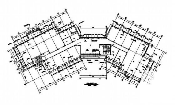 休闲会所外装幕墙建筑竣工图纸 - 2