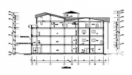 农业大学校区4层食堂建筑施工CAD图纸(抗震设防类别) - 2