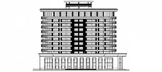 11层小区会所建筑结构水电CAD施工图纸(卫生间详图) - 1