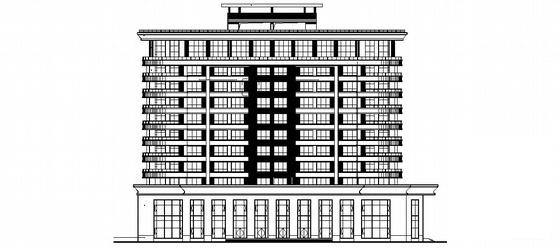 11层小区会所建筑结构水电CAD施工图纸(卫生间详图) - 1