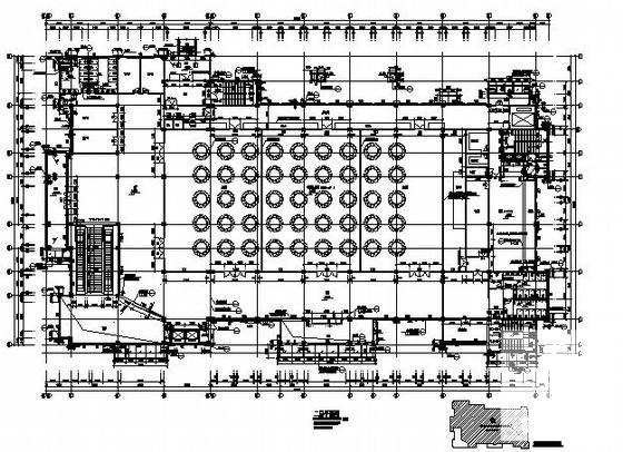 酒店2层会所建筑方案设计CAD施工图纸(卫生间详图) - 1