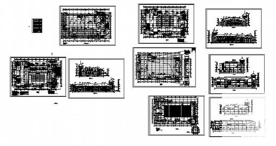 酒店2层会所建筑方案设计CAD施工图纸(卫生间详图) - 2