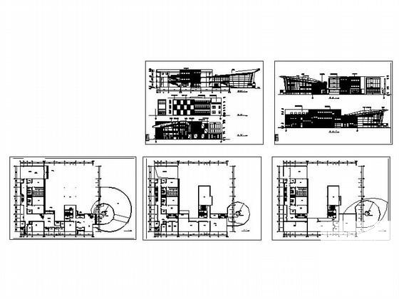 六班幼儿园及会所建筑方案设计图纸(平面图) - 4