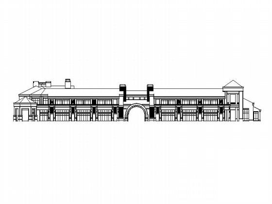 欧式风格两层会所建筑施工CAD图纸（国内知名地产）(门窗大样) - 1