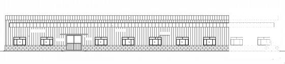钢构公司厂房建筑结构CAD施工图纸(门式刚架轻型房屋) - 1