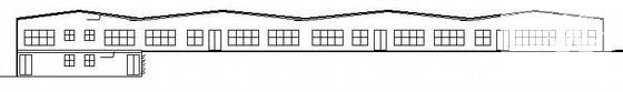 轻钢结构工业厂房建筑结构CAD施工图纸 - 1