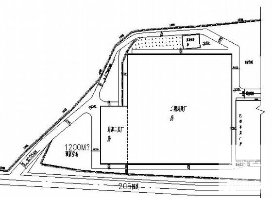 轻钢结构工业厂房建筑结构CAD施工图纸 - 3