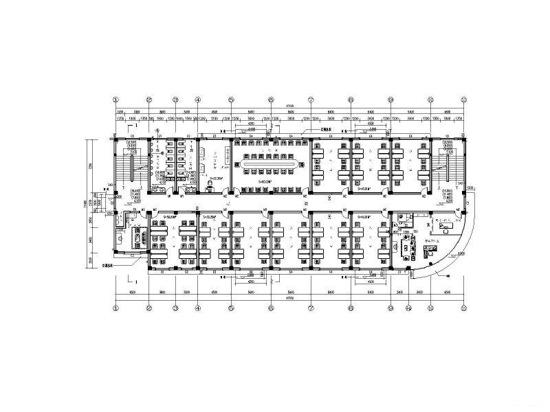 6层商务楼建筑结构CAD施工图纸 - 3