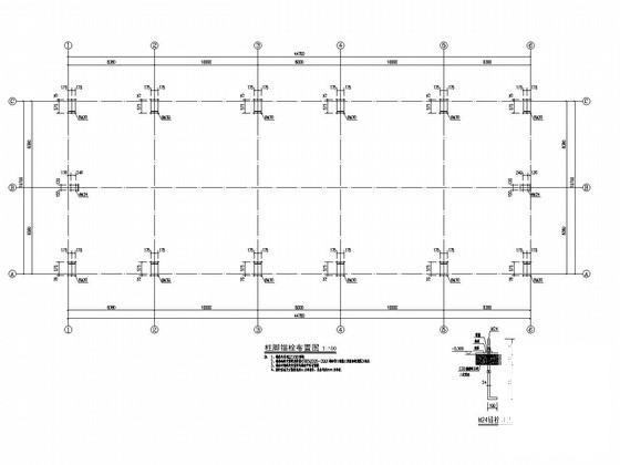 单层门式刚架结构经济合作社厂房结构CAD施工图纸 - 1