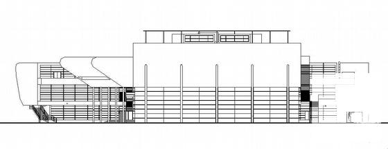 4层体育中心建筑施工CAD图纸(卫生间详图) - 1