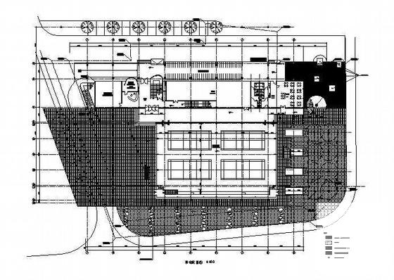4层体育中心建筑施工CAD图纸(卫生间详图) - 3