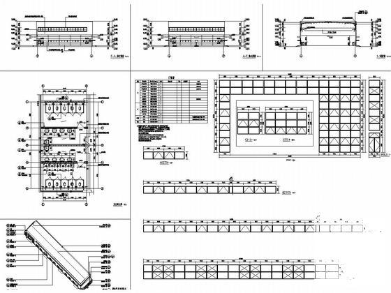 30米跨门式刚架结构科技创业孵化园厂房结构CAD施工图纸（建筑图纸） - 5