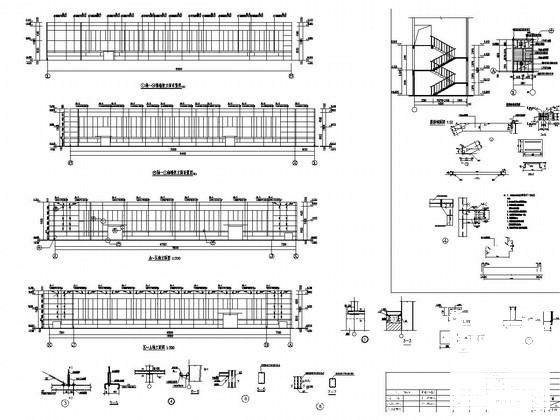 单层门式刚架结构车间厂房结构CAD施工图纸 - 4