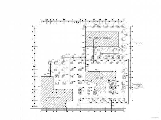 小区地下车库建筑结构水暖电CAD施工图纸 - 2