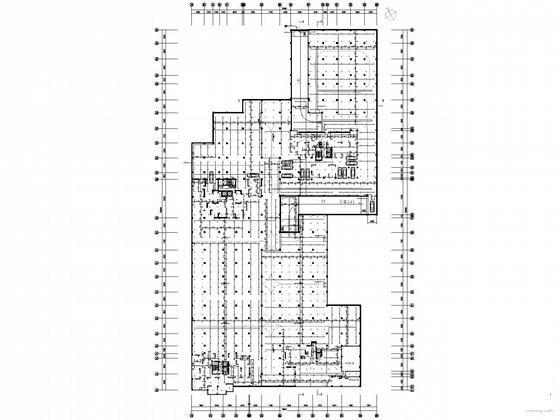 小区地下车库建筑结构水暖电CAD施工图纸 - 3