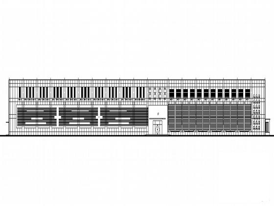 3层体育健身中心建筑CAD施工图纸 - 1