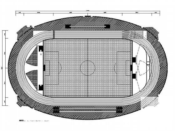 体育馆运动场CAD施工图纸 - 3
