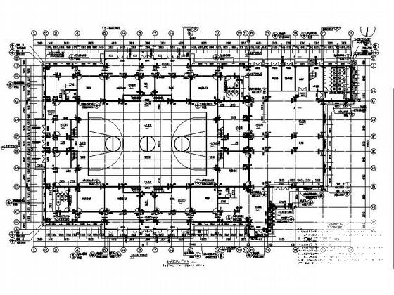 学校欧式体育馆建筑施工CAD图纸(卫生间详图) - 2