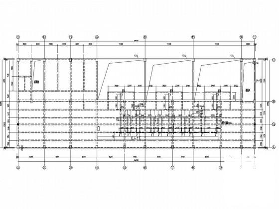 110kv框架结构变电站结构CAD施工图纸(建筑土建桩施) - 3