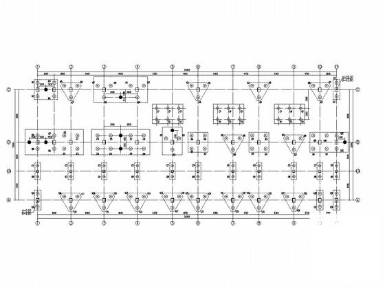 110kv框架结构变电站结构CAD施工图纸(建筑土建桩施) - 4