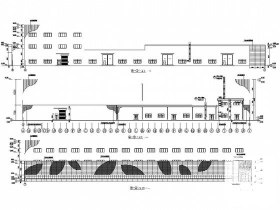 老厂房贴边新建单层钢结构厂房结构CAD施工图纸（建筑图纸）(预应力混凝土管桩) - 1