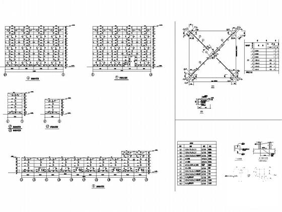 老厂房贴边新建单层钢结构厂房结构CAD施工图纸（建筑图纸）(预应力混凝土管桩) - 4