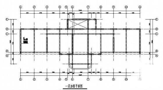 3层砖混教学楼加固结构CAD施工图纸（7度设防） - 1