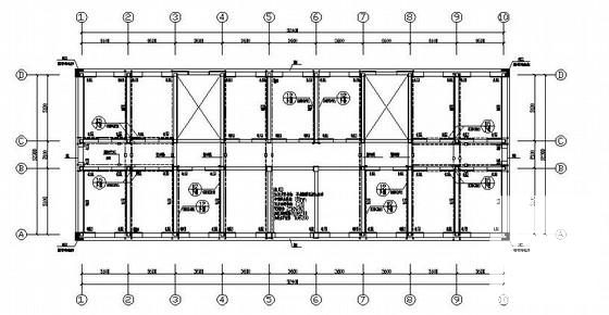 砌体结构办公楼抗震加固结构CAD施工图纸（楼屋盖形式） - 2