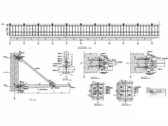 机场航站楼钢桁架屋面钢结构CAD施工图纸 - 5