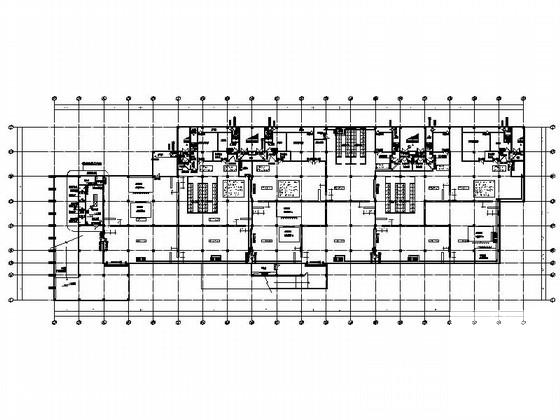 框架结构一类地下车库建筑施工CAD图纸（人防） - 3
