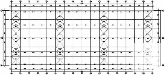 标准门式钢架厂房的建筑结构CAD施工图纸（独立基础） - 1