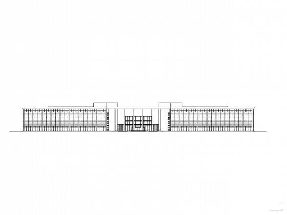 新机场综合楼建筑施工CAD图纸 - 1