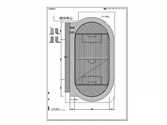 学院400米标准塑胶运动场建筑施工CAD图纸(节点详图) - 2