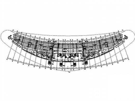 现代五项赛事中心体育场建筑施工CAD图纸(卫生间详图) - 3