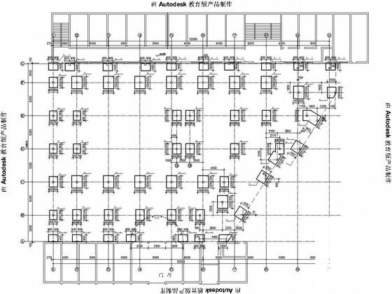 2层钢框架—轻型钢屋架结构宾馆结构CAD施工图纸(建筑设计说明) - 1