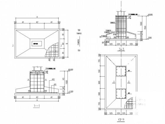 单层门式钢架结构配件仓库结构CAD施工图纸 - 2