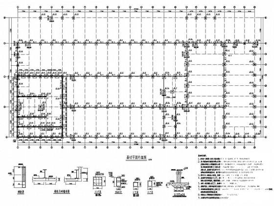 22（20）米跨门式刚架结构机电公司厂房结构CAD施工图纸(平面布置图) - 1