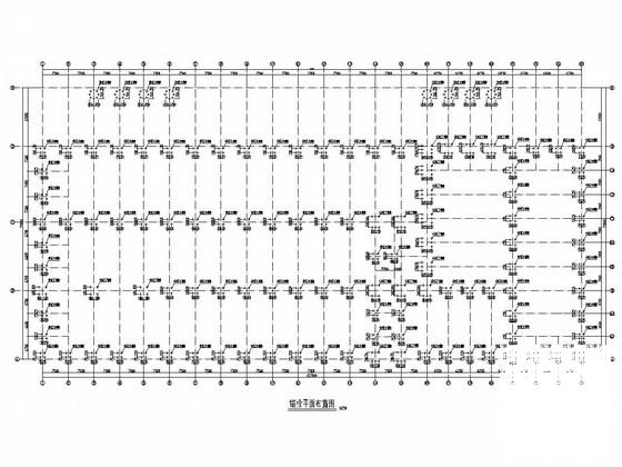 22（20）米跨门式刚架结构机电公司厂房结构CAD施工图纸(平面布置图) - 2