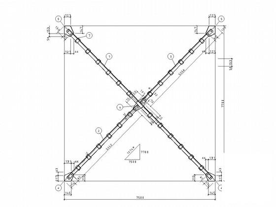 单层门式刚架结构厂房结构CAD施工图纸 - 4
