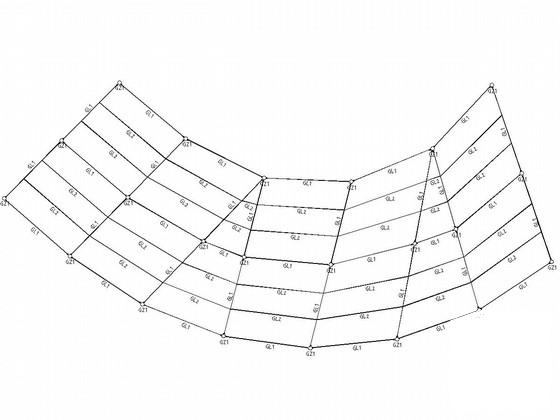 钢框架结构长城结构CAD施工图纸（城墙、烽火台）(荷载设计值) - 3