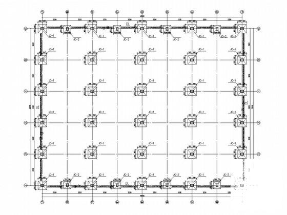 单层门式刚架厂房结构CAD施工图纸（独立基础）(抗震设防类别) - 1
