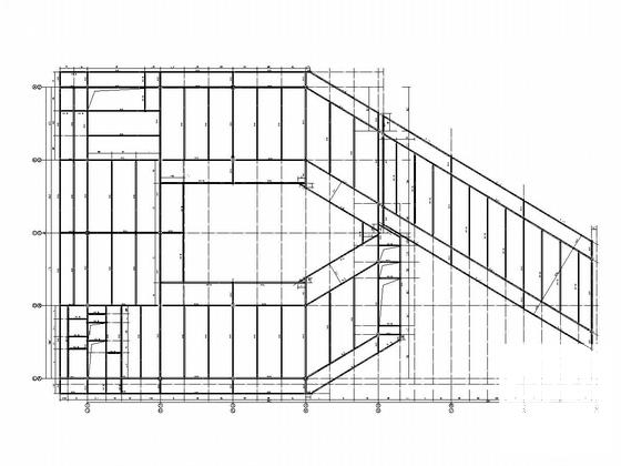 3层钢框架结构展示中心结构CAD施工图纸（独立基础） - 5