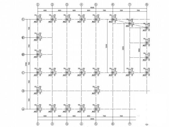 单层管桁架结构厂房结构CAD施工图纸（桩基础）(建筑设计说明) - 1