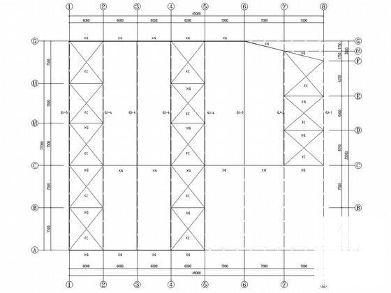 单层管桁架结构厂房结构CAD施工图纸（桩基础）(建筑设计说明) - 2